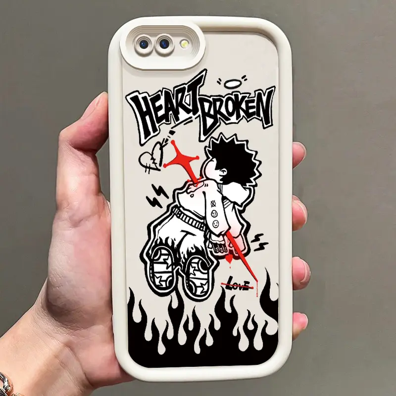 Casing Hp Untuk OPPO A5 A3s A12E Realme C1 Casing Hp Kasing Kesing Cesing Softcase Case Casing ponsel kartun kreatif silikon Anti-Sidik Jari Tahan guncangan Gores 1