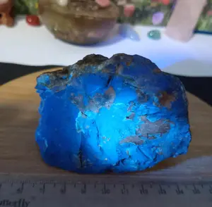 Batu Natural Amber Rough / Raw , Blue UV reactive (1)