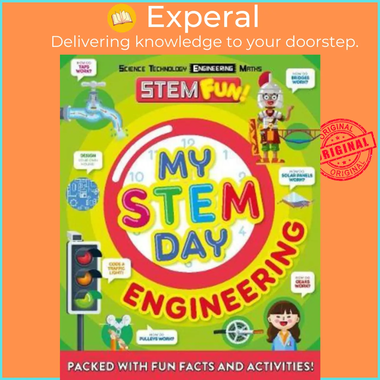 My STEM Day - Engineering : Packed with fun facts and activities! by Nancy Dickmann (UK edition, paperback) - 9781783124312