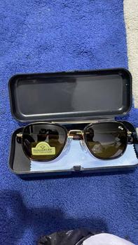 Product Review of Kacamata Pria Anti Silau Skymaster Aviator Lensa kaca UV Protection Frame Besi from r**o 0