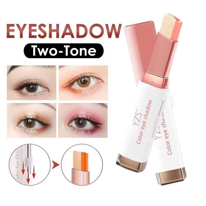 Eyeshadow Palette Stik Dua Warna Nude Color Make up Mata Anti Air Tahan Lama Eyeshadow Palette Stik Dua Warna Nude Color Make up Mata Anti Air Tahan Lama