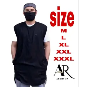 rosal rompi solat muslim classik/rompi solat rosal basic pria dewasa termurah