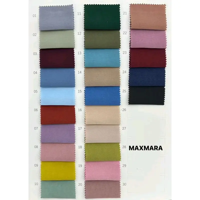 Kain MAXYMARA PURESILK Original Termurah Per 0.5m Kain Satin Maxy Mara Sateen Bridesmaid Premium Quality Kain Furing Kebaya Broklat Tile RobertoCavalli Originall 5