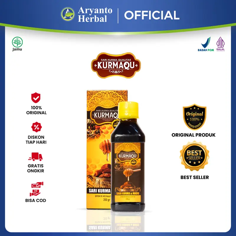 KURMAQU SARI KURMA DAN MADU ASLI KUALITAS PREMIUM 0