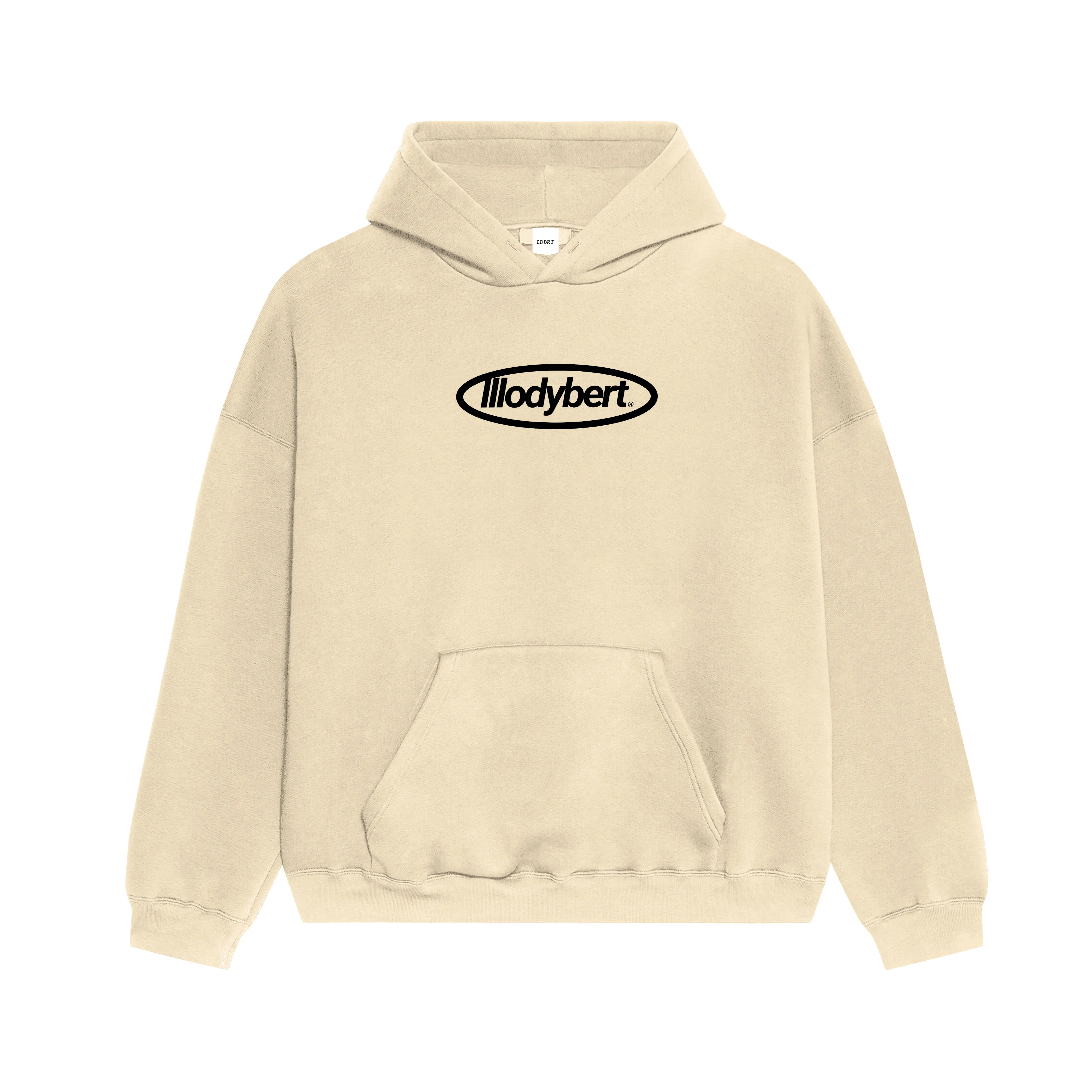 Lodybert Hoodie Pullover Boxy Expanding Cream