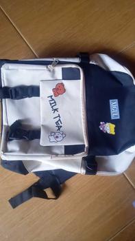 Product Review of Tas Ransel Sekolah Milk Tea/Karakter Kanvas Backpack Wanita from u**6 1