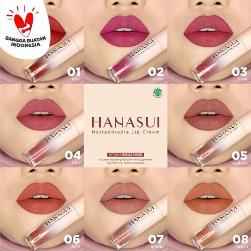 HANASUI LIP CREM MATTEDORABLE LIP CREM VELVET