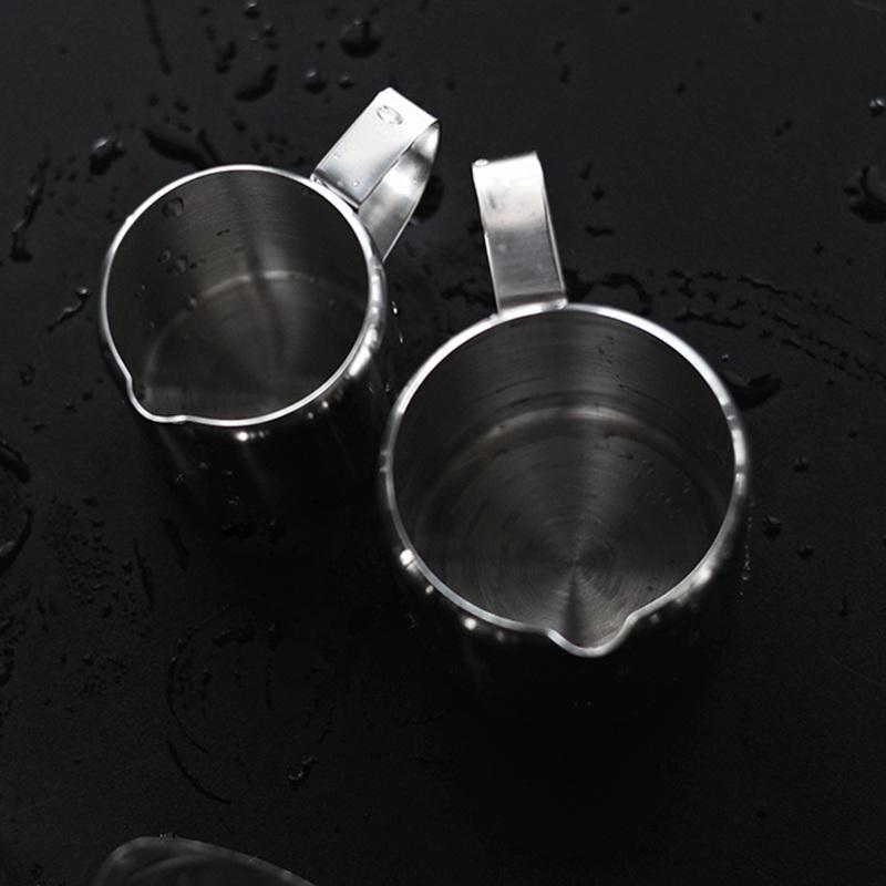 Product Introduction of Coffee Milk Frothing Jug Latte Espresso Coffee Jug Art Milk Frother Pitcher Stainless Steel Measurement Jug Espresso Barista Tool Coffee Accessories 26