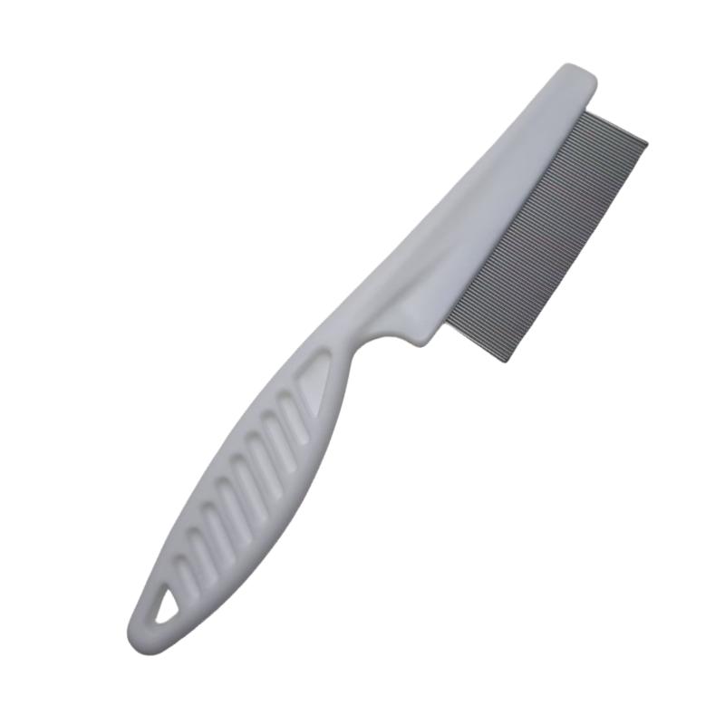 Product Introduction of Pet flea comb, dense tooth needle comb, dog and cat flea comb 1