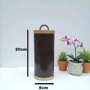 celengan uang tabungan unik  Aesthetic t20cm bahan bambu