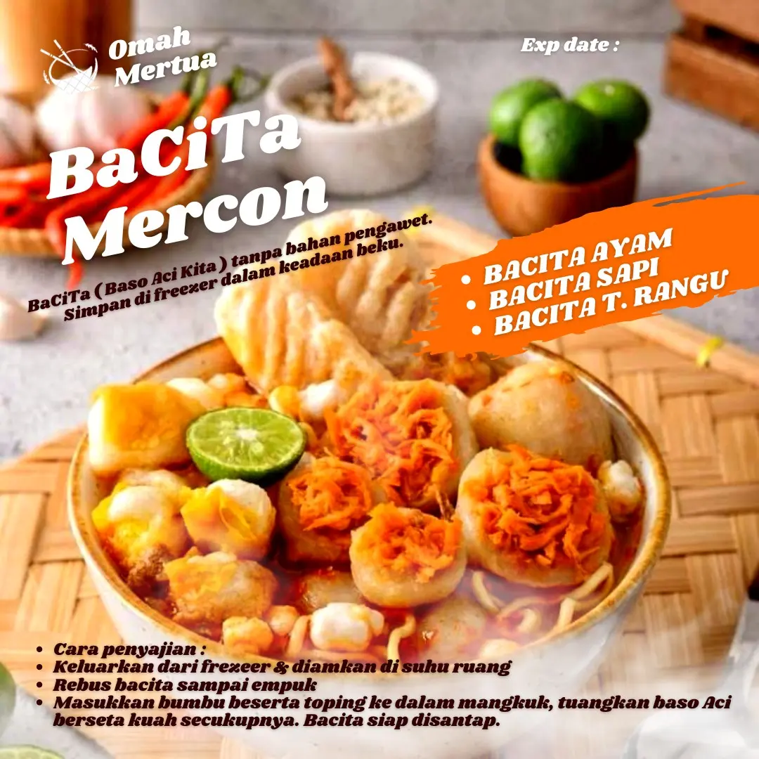 Baso Aci Jando Isian Lemak Sapi