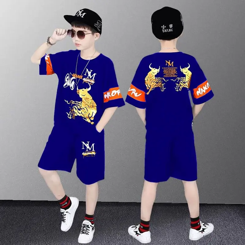 Setelan Baju Anak Laki-laki Model Terbaru Ukuran M L XL - Fashion 2