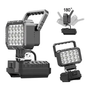 3 Inch LED Lampu Emergency（Baterai tidak termasuk）Lampu Cordless LED work light Lampu Sorot LED Lampu Flash Super Terang Tahan Air Berkemah Terbaik