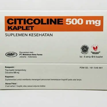 CITICOLINE 500 MG ORIGINAL MAHAKAM BOX ISI 30