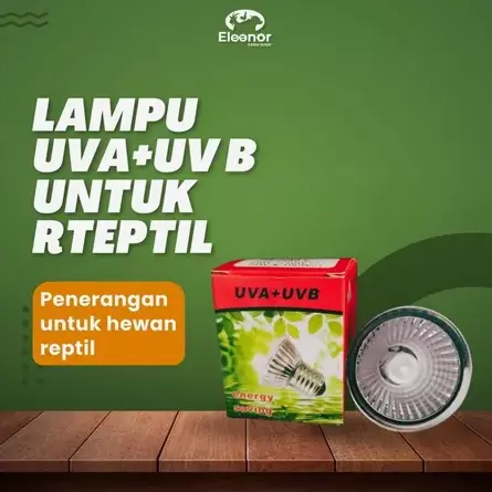 Lampu Reptil UVA UVB Penghangat Kura-kura Iguana Kadal Torto Sulcata
