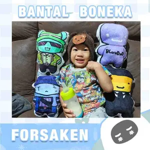 Bantal Boneka Mini Plushie Forsaken 20 Cm