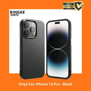 Ringke Onyx Case Untuk iPhone 14 Pro - Black Original