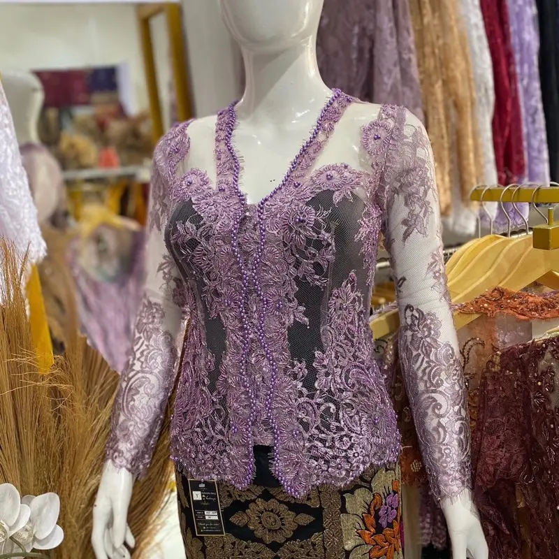Kebaya Modifikasi Full Payet Depan | Kebaya Payet | Kebaya Modern | Kebaya Wisuda | Kebaya Premium