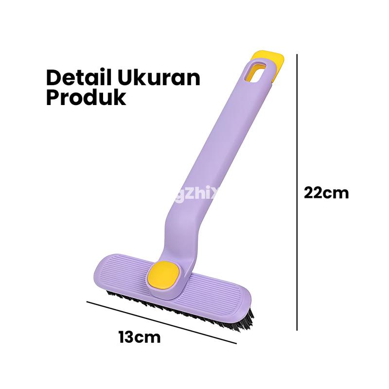 Multifunctional Rotating Gap Brush, Hard Bristle Brush For Bathroom Dead Corners, Two-in-one floor And Floor Gap Brush, Washbasin Cleaning Brush absorben air peralatan makan toilet  cleaner melamine sponge pelicin setrika laundry pewangi setrikaan laundry 8
