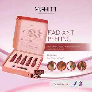 [LIVE] MGHITT Radiant Micro Peeling Intimate Pertama di Indonesia BPOM Halal - Pencerah Area Kewanitaan dan Ketiak Lipatan Gelap | Serum Peeling Ampule Niacinamide Retinol 1 Box 5 Ampule + Kuas MGHITT