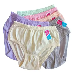 6 pcs & 12 pcs Celana Dalam Jumbo Wanita 5L 4L 3L XL L CD Lusinan Grosir Ibu Hamil Elastis Big Size