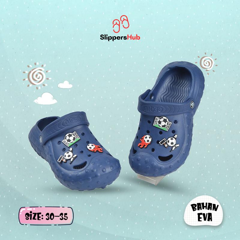 Slippers Hub - Sandal Fashion Murah Selop Kaki Anak Laki Bola Anti Licin 2