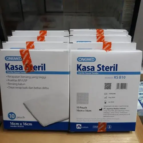 Kasa Steril 16 x 16 cm 1 Pack isi 10 pcs Perban benang 2
