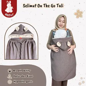 M&Dee - Selimut On The Go Tali Monde Selimut Traveling Selimut Topi Bayi