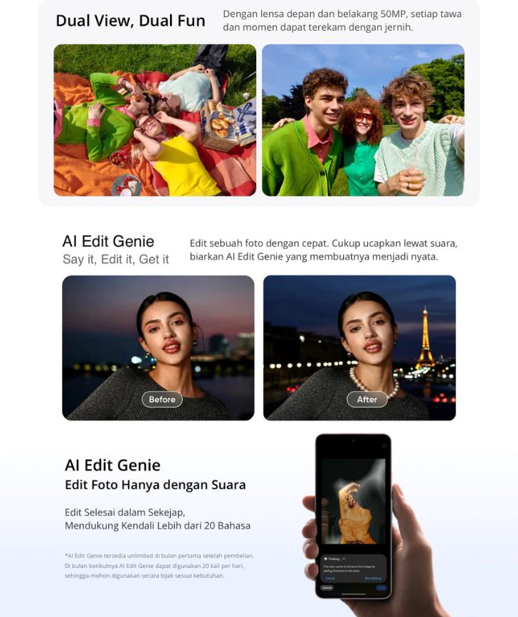 realme 15 5G 8+256GB & 12+256GB Dimensity 7300+ 5G Chipset 50MP SONY AI CAMERA 50MP Selfie Camera | 7000mAh 80W Ultra Charge | GARANSI RESMI