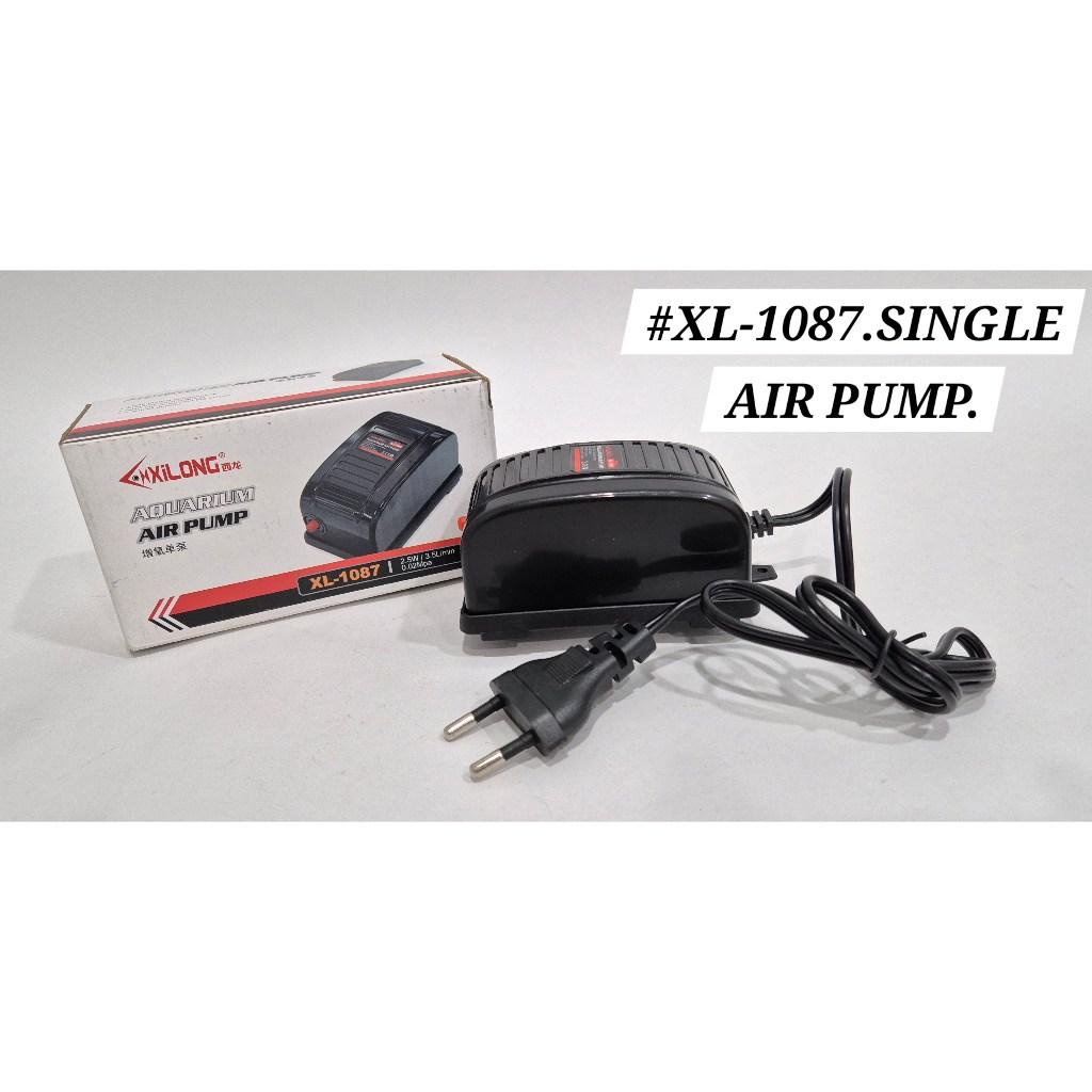 XL-1087 Aquarium Single Air Pump 2.5W Fish Ikan Pam Udara Akuarium XiLong