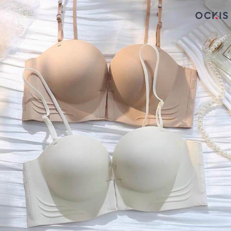 Áo Ngực Hình Tròn, OCKIS, Thiết Kế Không Dây, Đẩy Lên, Chống Trượt, Đồ Lót Nữ, Định Hình Tôn Dáng, [Thanh Toán Khi Nhận Hàng] Women Bra 8