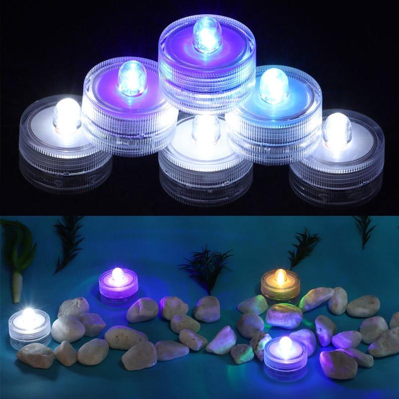 lecal Phụ kiện bể cá Đèn LED Hình nến Đèn bể cá Đèn chiếu sáng mini Chống thấm…