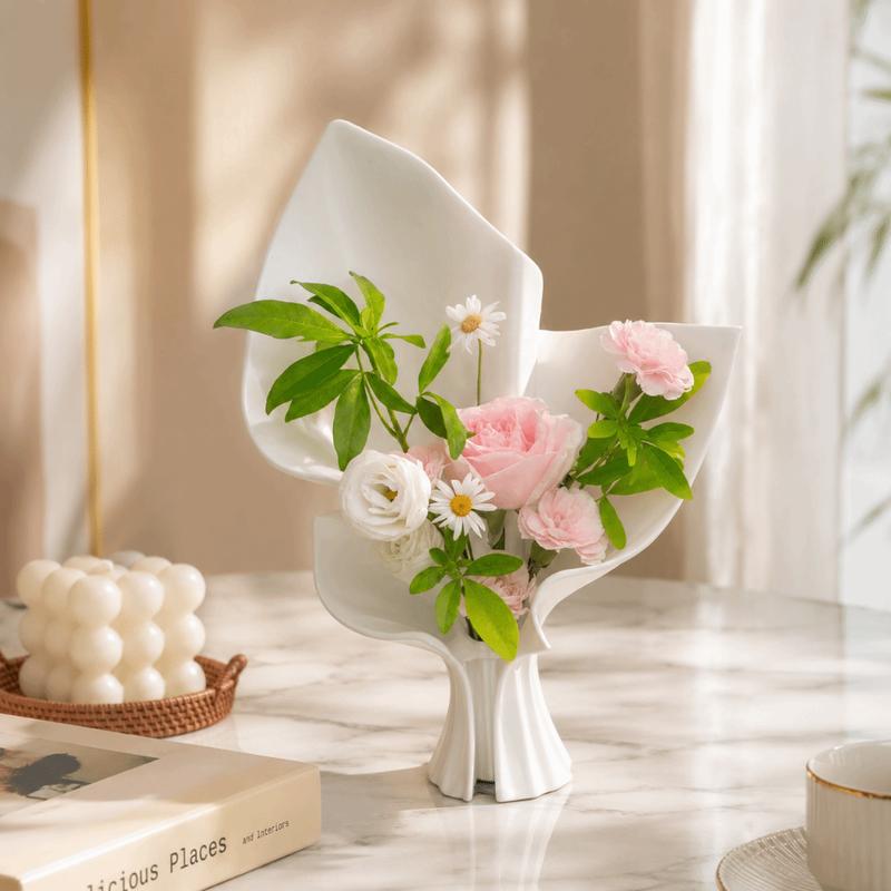 Lọ hoa Phong cách Bắc Âu Bình hoa bó hoa Sáng tạo In ấn 3D Đồ trang trí bàn làm…