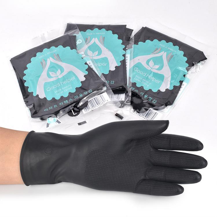  Găng tay bảo vệ tay có thể tái sử dụng chất liệu silicon dành cho salon tóc găng tay dọn dẹp và hút bụi thích hợp cho máy xay thuốc nhuộm và găng tay nhuộm tóc 