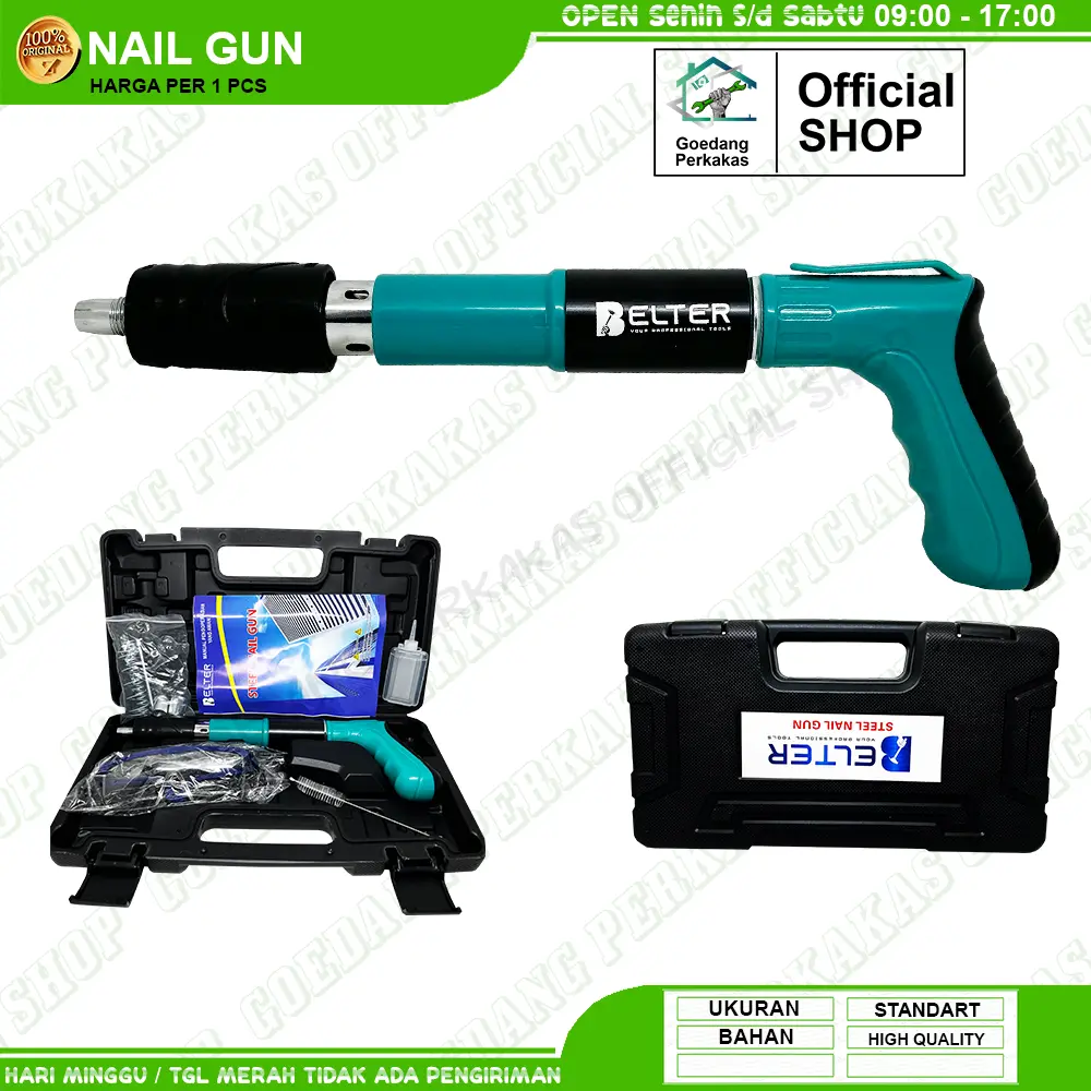Belter Alat Paku Beton Besi Nail Ramset