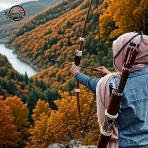 Hiasan Busur Traditional warna Coklat + Box Arrow