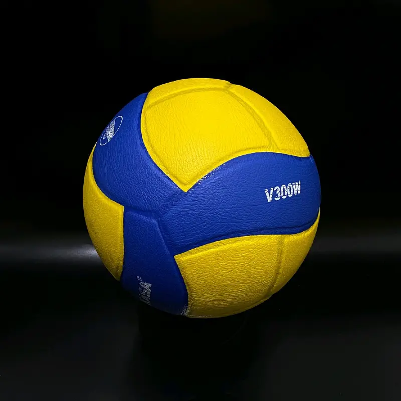 Bola Voli Mikasa V300W Kulit Jeruk Dan V300W Bintik Gratis Pompaan Jaring Pentil Bola Latihan Anak Olahraga  Volley Ball Outdoor mikasav 300w geng gaman volly 2