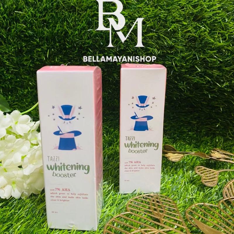 SERUM TAZZI WHITENING BOOSTER 50 ML 7% AHA SUDAH BPOM & HALAL 1
