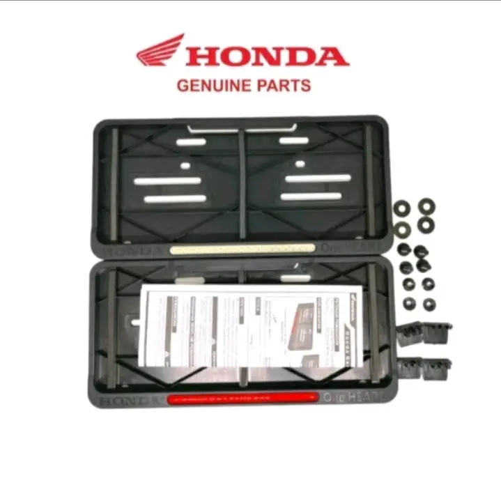 Cover Tempat Dudukan Plat Nomor kendaraan Motor Original Honda 100% Asli AHM 0