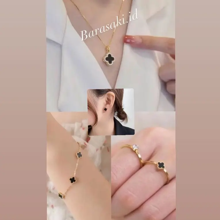 Set Kalung Titanium Wanita Terlaris Kekinian - Model Terbaru Perempuan 4