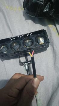 Product Review of Lampu Sorot SQL 4 Mata D3 Plus Devil Eye 12V-24V Jauh Dekat 2 Warna Lampu Kabut SQL 2 Warna Plus Devil Motor Mobil Bis Truk from T**α 0