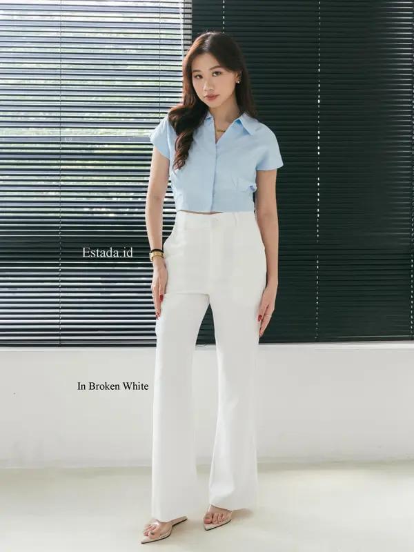TOOMI PANTS / CELANA PANJANG HIGHWAIST / CELANA CUTBRAY HIGHWAIST / CELANA WANITA 2