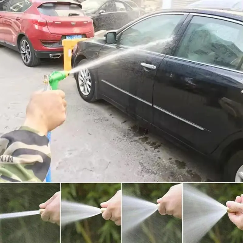 20 METER PAKET SEMPROTAN SELANG AIR SERAT BENANG HIJAU 1/2, 5/8, 3/4 INCH - SEPAKET CUCI MOTOR MOBIL TAMAN KEBUN 3