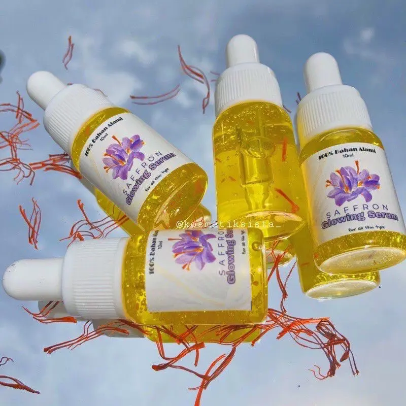 Paket Glowing Serum Saffron + Face Mist + Toner Pelicin Ekstra Lemon 3