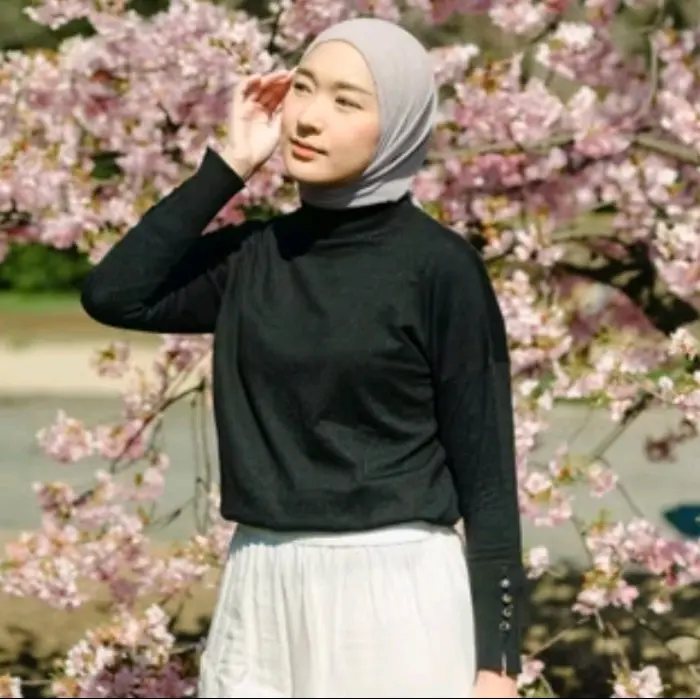 atasan baju blus rajut kancing tangan Sweater   Oversize Wanita Outer Panjang 7
