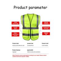 Gambar Rompi Safety Proyek Dengan ID Holder / Multi Pocket Safety Vest / Rompi Proyek Reflektif / Rompi Parkir - Green dari Alfamidi LINK Kota Cirebon 4 Tokopedia