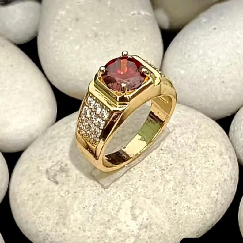 Cincin Pria Model Permata Terbaru Termurah - Rings 1
