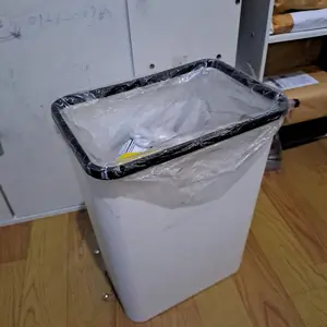 Halu Tempat Sampah Plastik Multifungsi Bentuk Persegi Kapasitas Besar Tempat Sampah Otomatis Dengan Tutup Trash Bin Tong Sampah HSB602