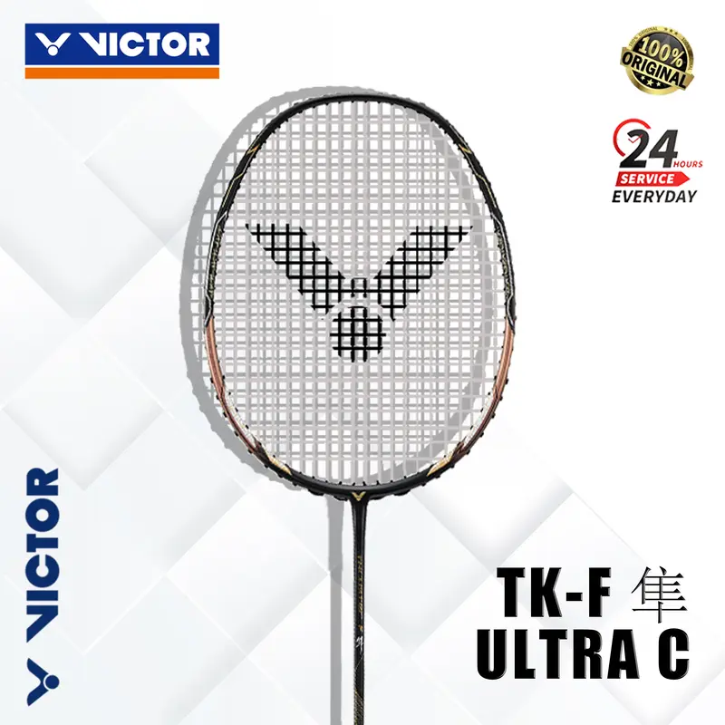 VICTOR TK RUSTER RYUGA METALLIC C 4UG5 Badminton Racket 26-30lbs