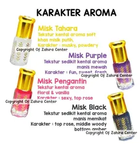 Misk Tahara Thoharoh 3ml Thaharah Non Alkohol Murni Sunnah Untuk Miss V Setelah Haid by Surrati